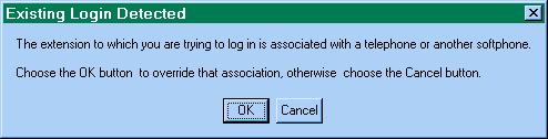 8) Click on OK 9) If your login is successful two new windows will pop up on your screen DEFINITY IP