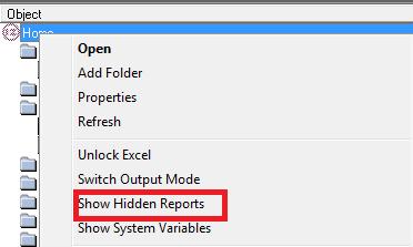 Sage 300 ERP Intelligence Lesson 10 Connecting to Multiple Companies Hiding Sub Reports You are able to hide any existing report from view; this is useful for hiding reports that normally do not need