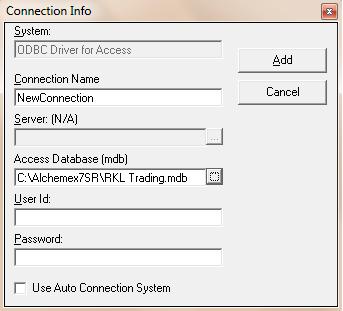 Sage 300 ERP Intelligence Connector Module Lesson 4 Data Connections f. Select Add 7.