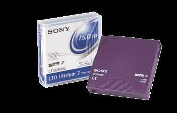 Sony 7 Storage Media Ideal for archiving at data centres Thanks to its low media cost per TB, 7 is economically the perfect solution to store large amounts of archival data in the long term.