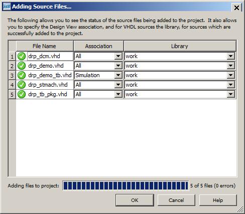 Compile the Design Add Tutorial Source Files to the Project 1. Select Project > Add Source to add a source file. 2.