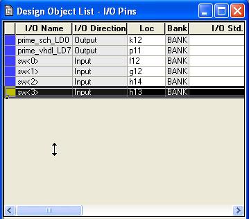 ) Continue until all pins are assigned as shown in the list above. The assignments are as shown to the right.