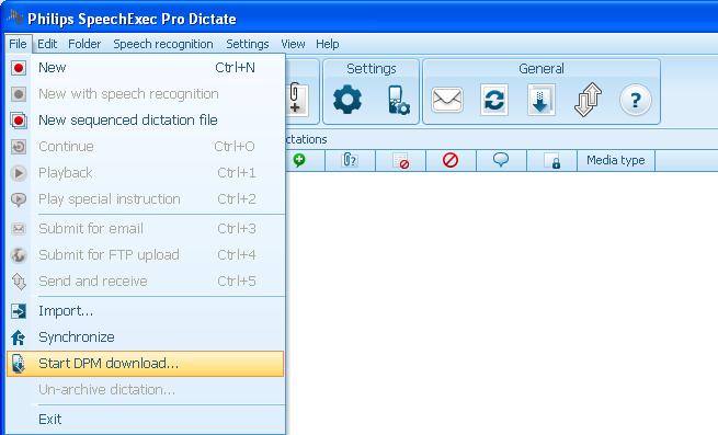 The disk copy will use Windows Media Player for playback and transcription. 1. After the software program is installed, locate and double-click on the Philips SpeechExec icon on your desktop.