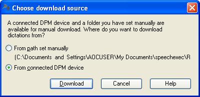 4. The system will prompt you to choose a download source.