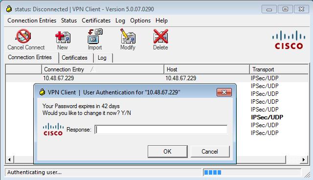 [84] Authentication successful for test cisco to 10.48.66.