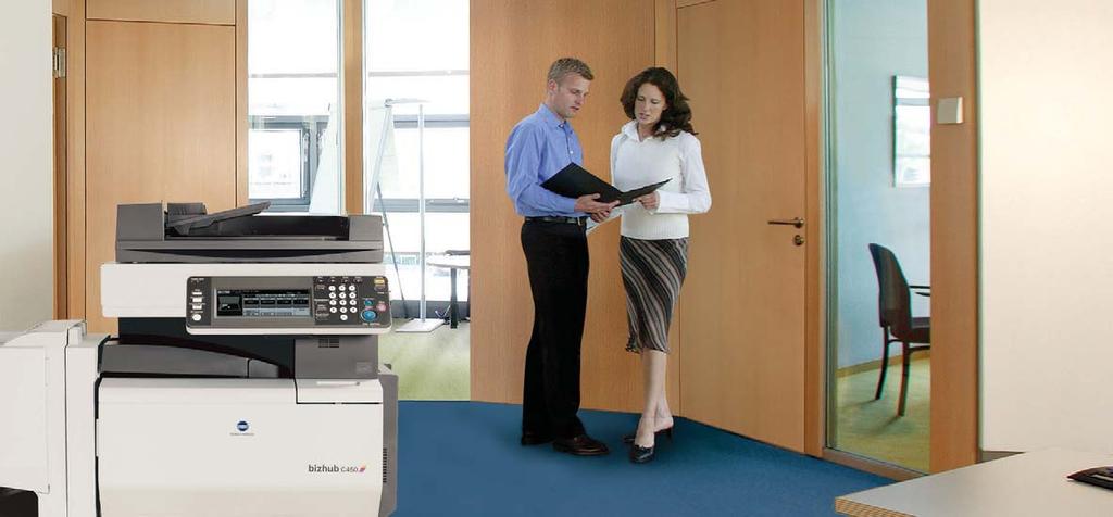 Better, faster, smarter color. bizhubc450 Full Color Printer/Copier/Scanner/Fax. Input, output, sharing, storing. Spectacular color. Workhorse B&W.