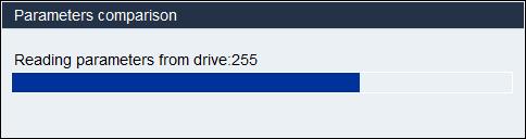 Now use the PC to drive button to transfer the parameters from the project file to the drive.