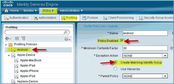 to configure an authorization policy posture redirect allows new devices to be redirected to