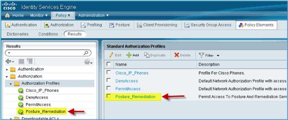 Create ISE Authorization Profile for Employee Adding an authorization profile for an employee allows ISE to authorize and permit
