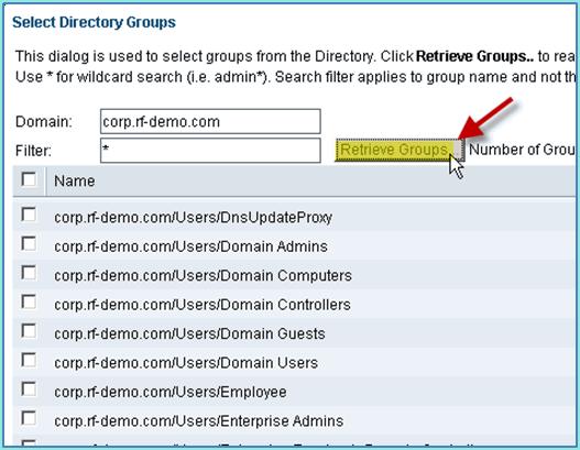5. Select the boxes for Domain