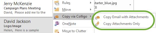 Emails and Attachments Filing Emails There are three ways to file email(s) to SharePoint: drag and drop, a right-click context menu, and an Outlook ribbon button.