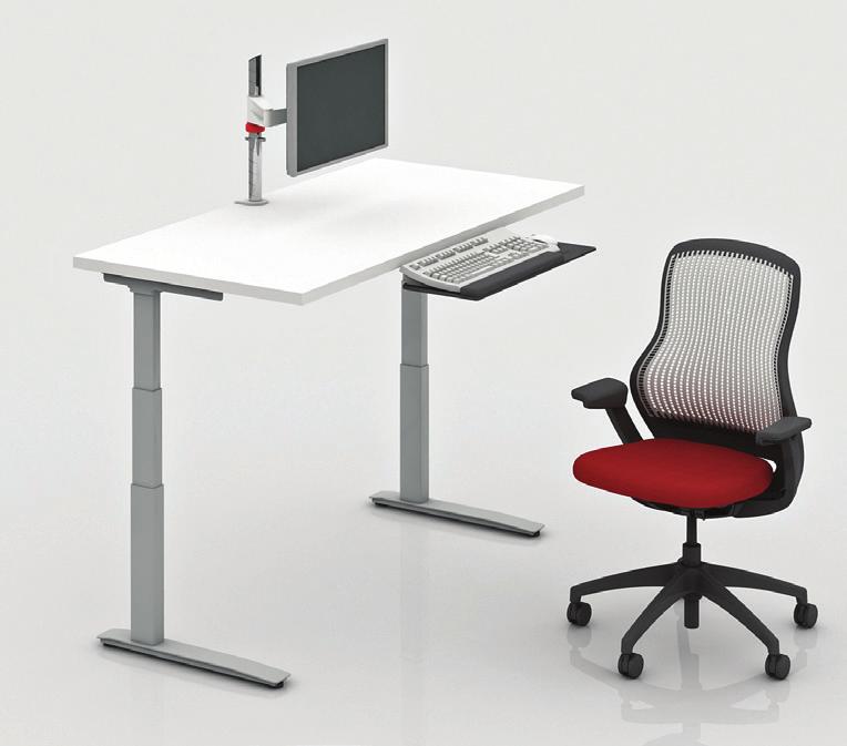Key Benefits Universal Height-Adjustable Tables offer personalized solutions for open plan and private offices, providing the ultimate in user