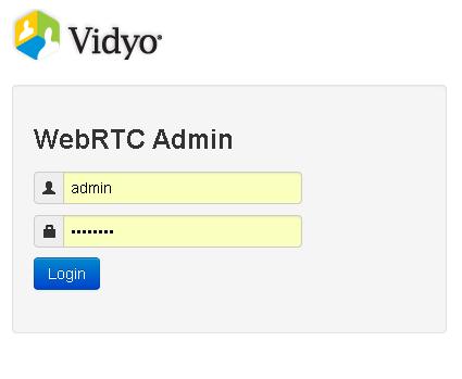 2. Configuring Your Vidyo Server for WebRTC 2.