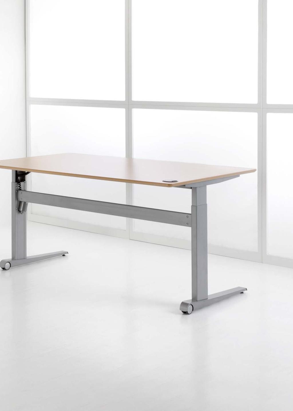 501-17 501-17 A modern desk table The 501-17 has a light design with 80 kg frame lifting capacity and has new unique characteristics for height adjustable tables.