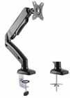 95 LDT13-C024 13-27 DUAL SCREEN COUNTERBALANCE CURVED OR FLAT MONITOR DESKTOP MOUNT Adjustable arm moves up, down, forward & back with just a touch!