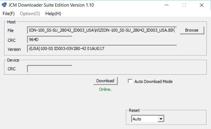 SOFTWARE UPDATING JCM TOOL SUITE APPLICATION The JCM Tool Suite Appliction is used to updte softwre in n ivizion Unit. To updte softwre in n ivizion Unit, proceed s follows: 1.