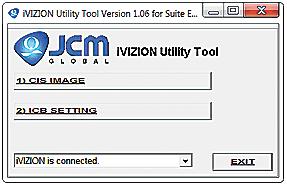ivizion Utility Tool The ivizion Utility Tool is used to view the CIS Imge of the lst Bnknote or Ticket ccepted, nd lso to Enble/Disble the ICB function. To open the Utility Tool proceed s follows: 1.