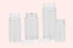 Special vials and caps Snap cap vials for storage of powdery samples Key features Available sizes N 18 and N 22 Usable volumes from 5 up to 25 ml Glass of 3 rd hydrolytic class 40 50 20 22 Snap cap