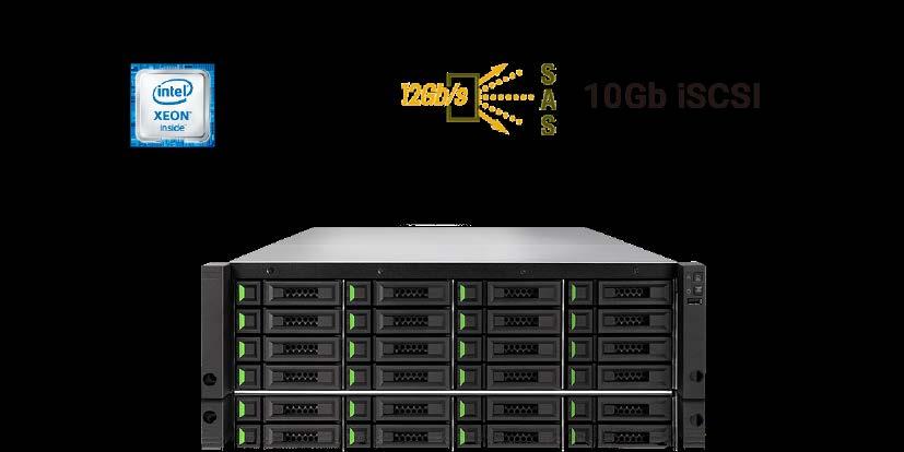 Next Generation Hybrid Storage The XS5200 series integrates Intel Xeon processor D-1500 family that is optimized for enterprise SAN and cloud storage along with native 12Gb SAS 3.