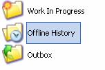 When you are offline and send an assessment, you can choose which offline folder (Work In Progress or Offline History) will display the offline copy of the assessment after synchronisation.