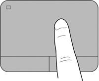 Navigating To move the on-screen pointer, slide one finger
