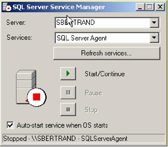 Starting MSDE 2000 After MSDE 2000 has been properly installed, it must be started. Once this has been accomplished, the service will automatically start whenever the system boots. 1.