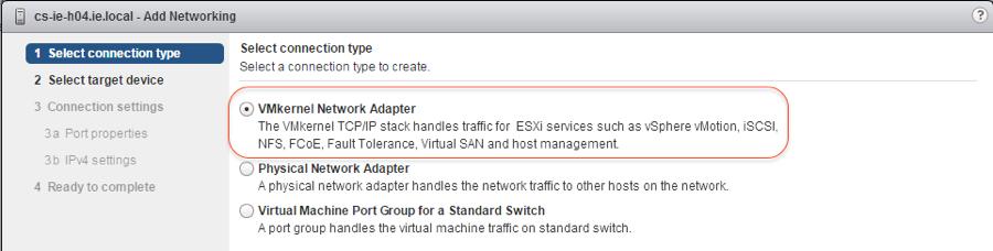 1.1 vsan Network Setup vsan Network Setup Before vsan can be enabled the at least three hosts must be added to the cluster and be assigned management IP addresses.