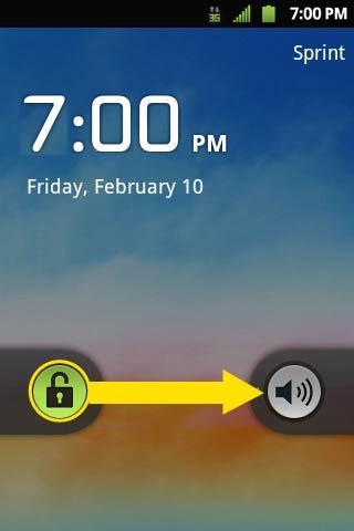 Press. Locking the screen prevents accidental screen touches from activating phone functions. Unlocking Your Device 1. Press to wake up the phone. (See Wake Up the Screen.) 2.