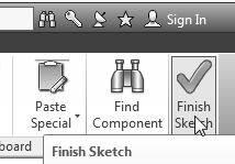 Step 3: Completing the Base Solid Feature Now that the 2D sketch is completed, we will proceed to the next step: create