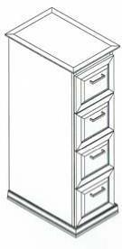 24x42 TRL42 SL = FR Simple HA KN SL with 00 0 order form: EG = Elegant durable laminate top 24x42 TRL42 FR HA ST EG 00 0 1. Quantity of each item. Two drawer B Door/Drawer.