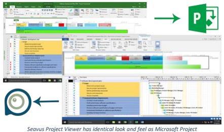 Experience the Benefit of Seavus Project Viewer Support for Microsoft Project 2016.
