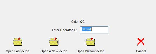 click Setup, else Click on Open Without e-job icon j.