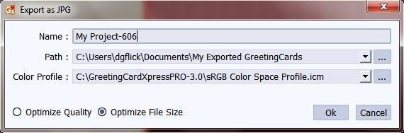 2 Exporting This Section will guide you on how to render your saved project into the printable file. 7.2.1 Exporting in JPEG Format To save the project in a jpg format, click on at the lower right-hand corner.