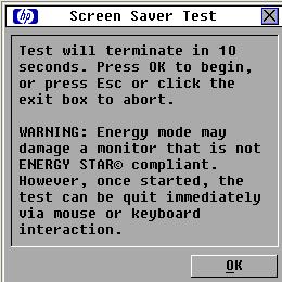 Enabling Screen Saver mode 1.