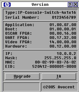 Loading interface adapter firmware individually NOTE: This method of loading the interface adapter firmware will always overwrite the current version of firmware in the interface adapter.
