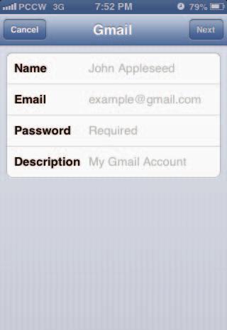 .., select your email service provider and enter the username and Choose your email