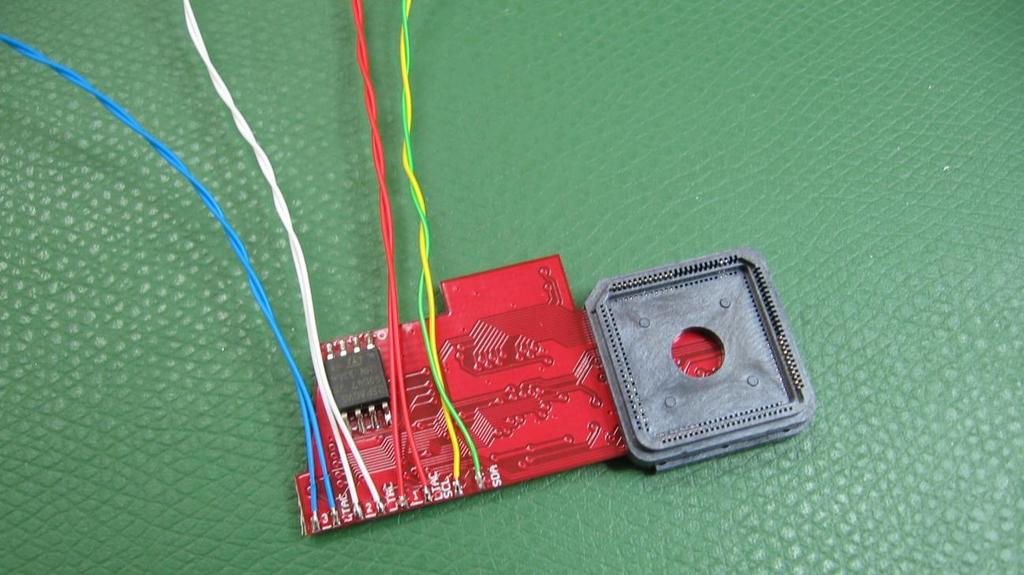 Twist and then solder the wire pairs to the modchip as