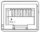 The bus cable pin assignments are specified in the following table. The StecaLink slave connection of the MPPT 6000-M and MPPT 6000-S is galvanically isolated from the power unit.