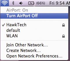 another. 2. Enable the HWUN4 in your Network Preferences.