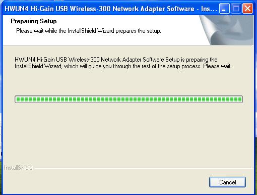 Windows XP Installation Instructions for Windows XP Important: Do Not connect the Network Adapter into the