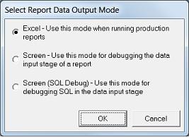 Peachtree Business Intelligence Debugging Reports The Peachtree Business Intelligence Report Manager has two tools for assisting in Debugging reports.