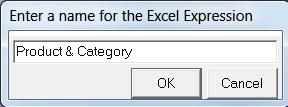 Error! No text of specified style in document. Using Microsoft Excel Formulae in Data Expressions There are two ways of using Microsoft Excel Formulae in Data Expressions.