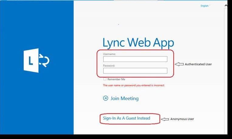 Lync Meetings: Lync Web App Contacts that aren t in your