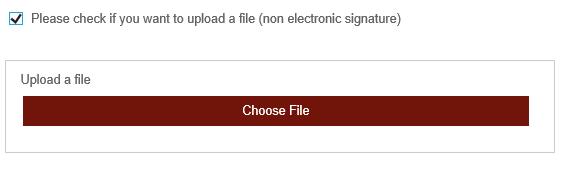 2. Form where user will complete the form manually 3.