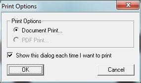 2 PRINTING A RANGE OF PAGES OR ENTIRE DOCUMENT a. Click the Print Document/PDF Print bu