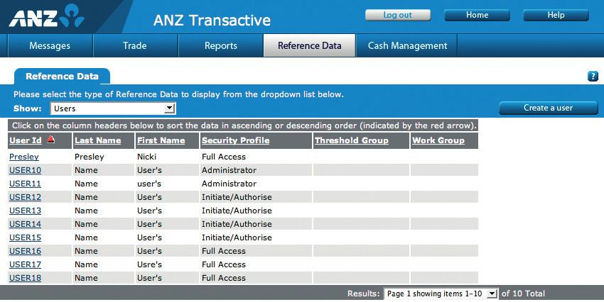 GENERAL SYSTEMS TASKS Translations Language content within ANZ Transactive can be customised to suit organisation Users.