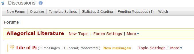 Lastly, click Submit Grades. Participating in a Discussion Reading Messages 1.