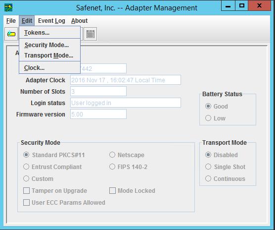 Setting up Hardware Security Module in Normal Mode viii.