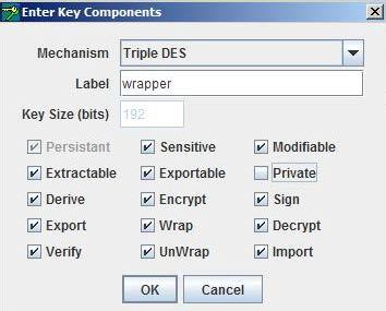 Exporting and Importing Private Keys 1. Copy the exported file (as above) and the text (info.txt) file to the machine where the key needs to be imported. 2.