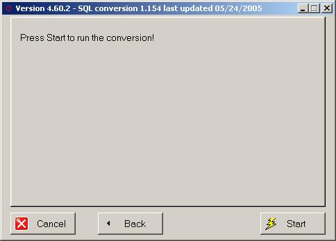 Click Start to begin the conversion. 11.